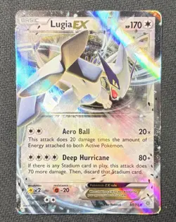 Pokemon Lugia EX 68/98 XY Ancient Origins LP - Image 1