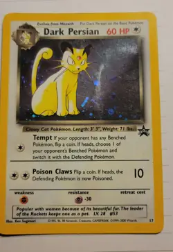 Dark Persian Holo Black Star Promo #17 WOTC Black Star Promo LP - Image 1