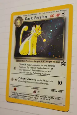 Dark Persian Holo Black Star Promo #17 WOTC Black Star Promo LP - Image 2