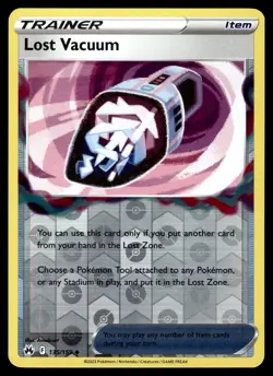 Lost Vacuum 135/159 Uncommon Crown Zenith Pokemon Reverse Holo Near Mint - Image 1