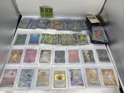Huge Pokemon Card Lot Full Arts Holo/Reverse - Charizards, Pikachu, Mew, Mewtwo - Image 1