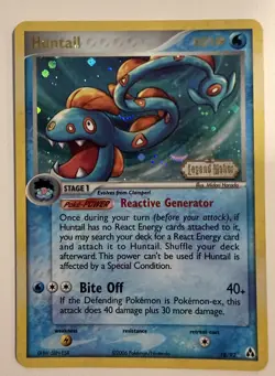 Pokemon Huntail EX Legend Maker 18/92 Reverse Holo Rare Stamped - Image 1
