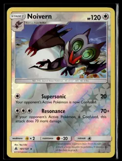 Pokemon TCG SM - Forbidden Light #101/131 Noivern REVERSE HOLO - Image 1