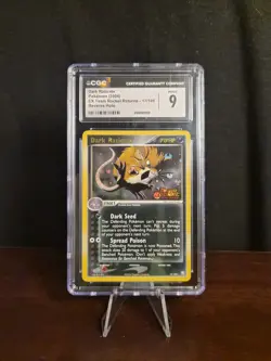 Pokemon TCG Dark Raticate 17/109 Team Rocket Returns Reverse Holo CGC 9 - Image 1