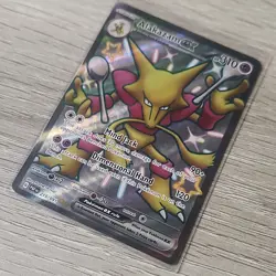Pokemon Alakazam ex 215/091 SV: Paldean Fates Shiny Ultra Rare Holo HP 310 - Image 1