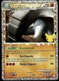 Donphan 107/123 Classic Collection Celebrations: Classic Collection Pokemon NM - Image 1