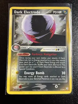Pokemon Dark Electrode #4/109 Holo 2004 EX Team Rocket Returns - Image 1