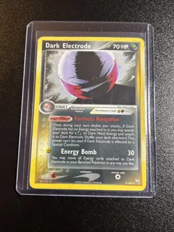 Pokemon Dark Electrode #4/109 Holo 2004 EX Team Rocket Returns - Image 3