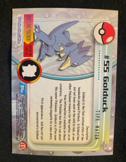 Golduck #55 Topps TV Animation Edition Blue Label Pokemon Card (LP) - Image 2