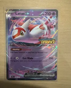 Latias ex 076/191 Surging Sparks STAMPED Promo English - Image 1