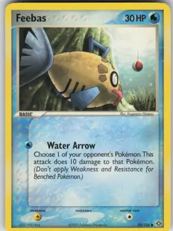 Pokemon TCG Feebas Common Emerald 50/106 - Image 1