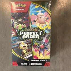 The Pokemon Company Pokemon TCG Mega Evolution Perfect Order Booster Bundle 6pk - Image 1