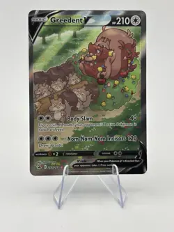 Greedent V 257/264 Alternate Full Art Fusion Strike Pokemon English NM - Image 1