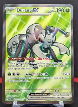 Pokemon Durant ex #215/191 English Surging Sparks Ultra Rare - Image 1