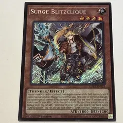 Yugioh Surge Blitzclique CORI-EN011 Secret Rare 1st Edition NM - Image 1