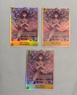 (3x) Nico Robin EB03-055 SR Extra Booster Heroines Edition One Piece Card - Image 2