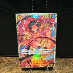 Bandai One Piece CCG Gol D. Roger Secret Rare Foil OP09-118 - Image 1