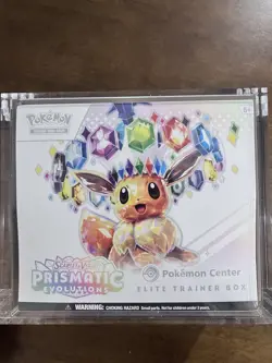 Pokemon Center Exclusive Prismatic Evolutions Elite Trainer Box SEALED PC ETB - Image 1