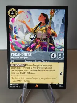 Carte LORCANA FR - Chapitre 12 171/204 Pocahontas - Rare non Foil Neuf - Image 1