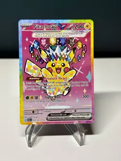Pikachu EX 277/217 Ascended Heroes SIR NM Special Illustration Rare - Image 1