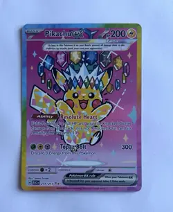 Pikachu ex 277/217 Me: Ascended Heroes Holo SIR Special Illustration Rare NM - Image 1