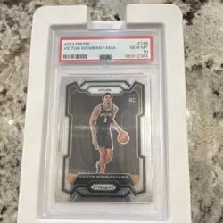 Victor Wembanyama PSA 10 2023-24 Panini Prizm Rookie #136 Spurs - Image 1