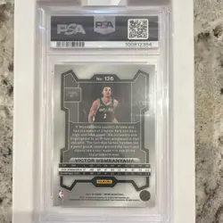 Victor Wembanyama PSA 10 2023-24 Panini Prizm Rookie #136 Spurs - Image 2