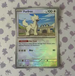 Furfrou Sv: Prismatic Evolutions 088/131 Common Master Ball Pattern Holo EN - Image 1