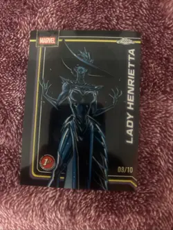 2026 Topps Chrome Marvel Comics Lady Henrietta DEBUT Black Refractor #130 08/10 - Image 1