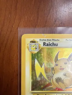 Good Condition Raichu 14/62 Fossil Holo Pokemon Card HP - Image 3