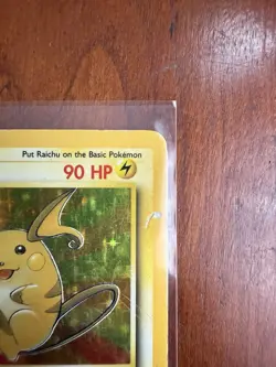 Good Condition Raichu 14/62 Fossil Holo Pokemon Card HP - Image 4