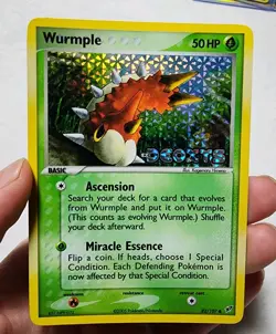 Wurmple - #82/107 - EX Deoxys - Stamped Reverse Holo Pokemon - Image 1