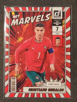 CRISTIANO RONALDO 2025-26 Donruss Road to FIFA WC Net Marvels #2 PORTUGAL NM - Image 1