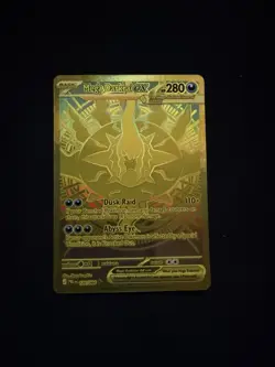Mega Darkrai EX 120/084 Hyper Rare Gold Full Art Pokemon TCG English Pitch Black - Image 3