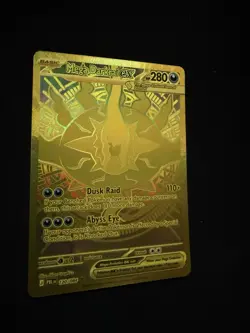 Mega Darkrai EX 120/084 Hyper Rare Gold Full Art Pokemon TCG English Pitch Black - Image 4