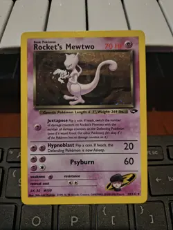 Pokemon TCG Rockets Mewtwo Gym Challenge Holo Card 14/132 - Image 1