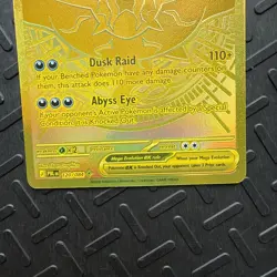 Pokemon TCG Pitch Black Mega Darkrai Ex Gold Hyper Rare 120/084 Pack Fresh NM - Image 2