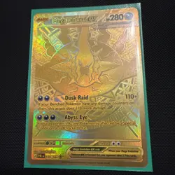 Pokemon TCG Mega Darkrai EX 120/084 Gold Hyper Rare Pitch Black English - Image 1