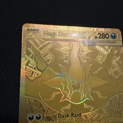 Pokemon TCG Mega Darkrai EX 120/084 Gold Hyper Rare Pitch Black English - Image 2