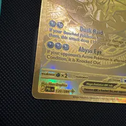 Pokemon TCG Mega Darkrai EX 120/084 Gold Hyper Rare Pitch Black English - Image 5
