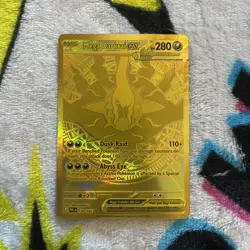 Pokemon TCG Mega Darkrai EX 120/084 Gold Hyper Rare Pitch Black English - Image 1