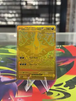 Pokemon TCG Mega Darkrai EX Pitch Black Gold Hyper Rare English 120/084 - Image 1