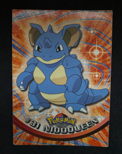 Nidoqueen #31 Topps TV Animation Edition Blue Label Pokemon Card (MP) - Image 1