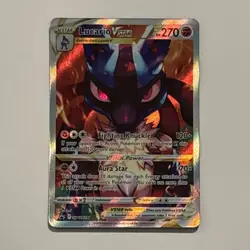 Lucario VSTAR SWSH291 Sword & Shield Promo Ultra Rare Pokemon Card NM - Image 1
