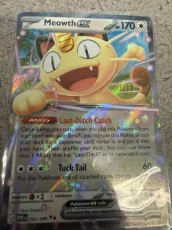 Meowth ex - 062/088 ME03: Perfect Order Pokemon Card TCG - Image 2