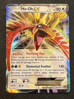 Ho-Oh EX - 92/122 - Pokemon Breakpoint XY Ultra Rare Card - Image 1