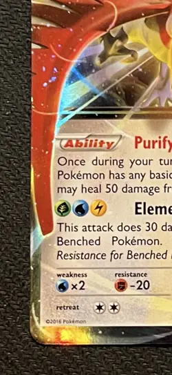 Ho-Oh EX - 92/122 - Pokemon Breakpoint XY Ultra Rare Card - Image 3