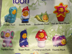 Lot 8 Peek-a-Pooh Disney Winnie The Pooh Garden Serie 12 Brand New Phone Charm - Image 3
