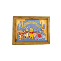Disney Japan Frame Pin Set Winnie The Pooh Eeyore Tigger Piglet New In Package - Image 4