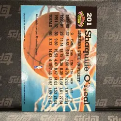 Topps 1992-93 Stadium Club Shaquille O'Neal Members Choice #201 Orlando Magic - Image 2